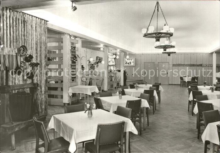 Sangerhausen Suedharz Konsum Gaststaette Walkmuehle Csarda Saal