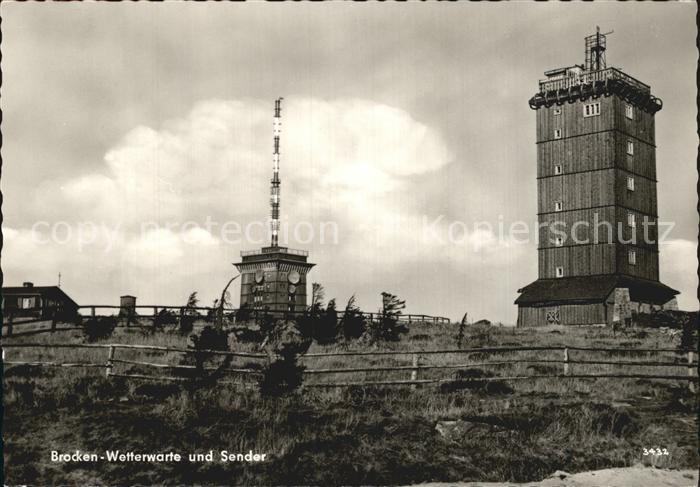 Brocken Harz Wetterwarte und Sender