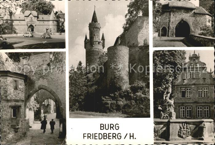Friedberg Hessen Burg Friedberg Teilansichten