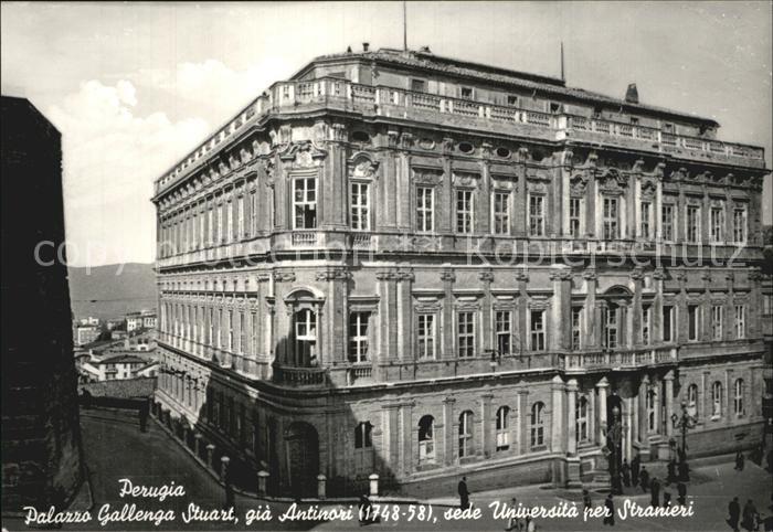 Perugia Palazzo Gallenga Stuart gia Antinori sede Universita per Stranieri