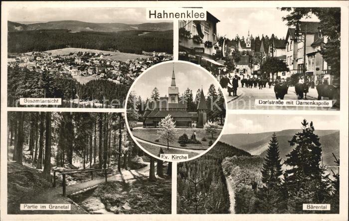 Hahnenklee-Bockswiese Harz Total Dorfstr Damenkapelle Granetal Ev Kirche Baerent