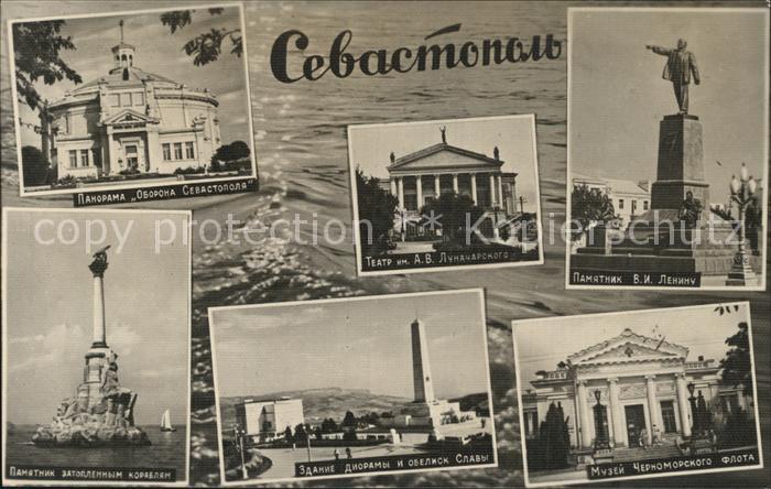 Sewastopol Krim Crimea Sehenswuerdigkeiten Denkmaeler