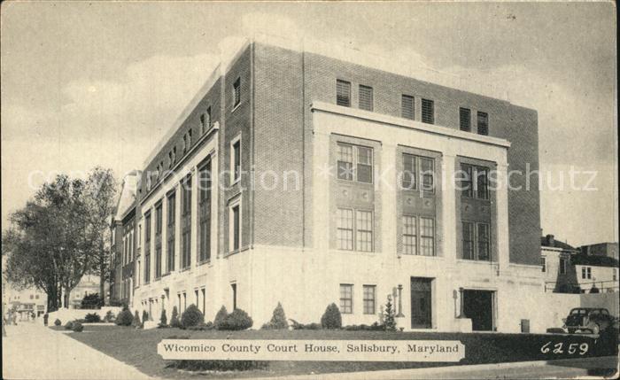 Salisbury Maryland Wicomico County Court House
