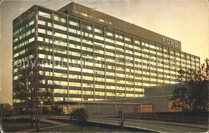 Dearborn Michigan Ford Motor Company Central Office Building