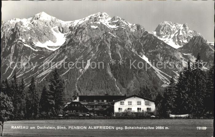 Ramsau Dachstein Steiermark Pension Almfrieden Scheichenspitze