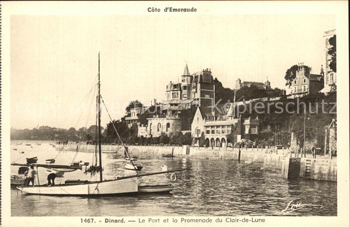 Dinard 35 Le Port et Promenade du Clair de Lune