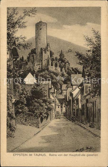 Eppstein Taunus Hauptstrasse Ruine