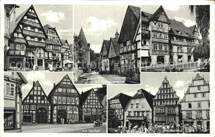 Bad Salzuflen Lange Str Am Katzenturm Steege Salzhof Rathaus
