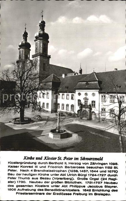 St Peter Schwarzwald Kirche und Kloster