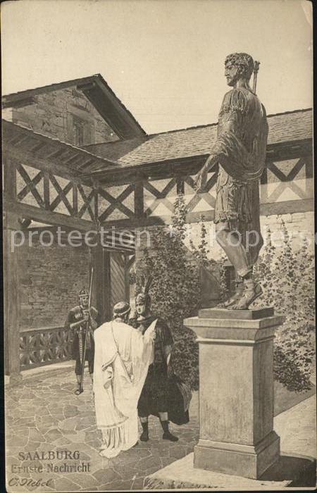 Bad Homburg Kastell Saalburg Ernste Nachricht Statue