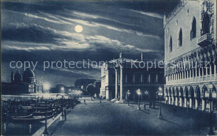 Venezia Venedig La Piazzella di San Marco col Canal Grande e Chiesa della Salute