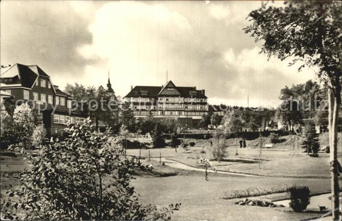Oberhof Thueringen FDGB Heim Stachanow und Thaelmann Haus
