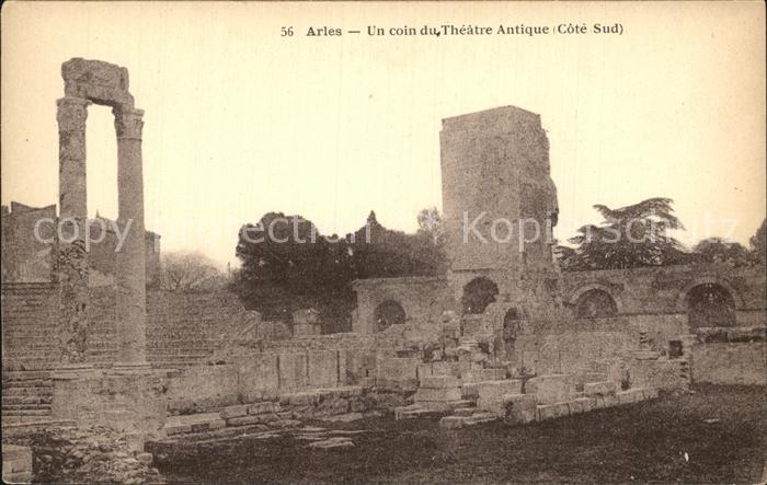 Arles Bouches-du-Rhone Un coin du Theatre Antique
