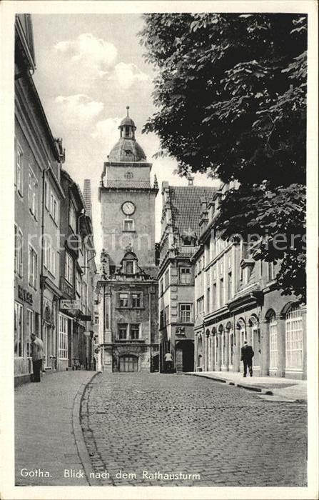 Gotha Thueringen Rathausturm