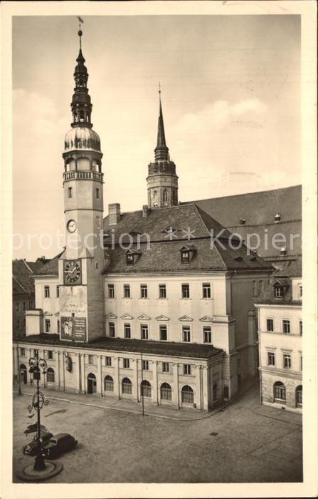 Bautzen Sachsen Rathaus mit Petridom
