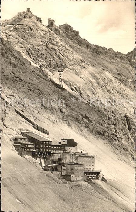 Zugspitze Hotel Schneeferner und Zugspitzgipfelstation