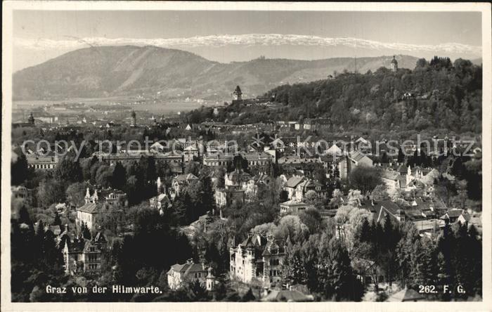 Graz Steiermark Blick von der Hilmwarte