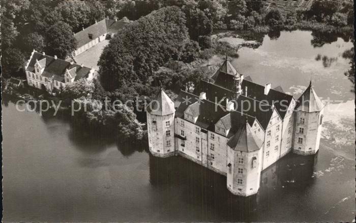 Gluecksburg Ostseebad Schloss Gluecksburg Fliegeraufnahme