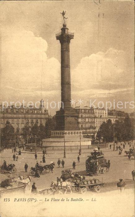 Paris La Place de la Bastille
