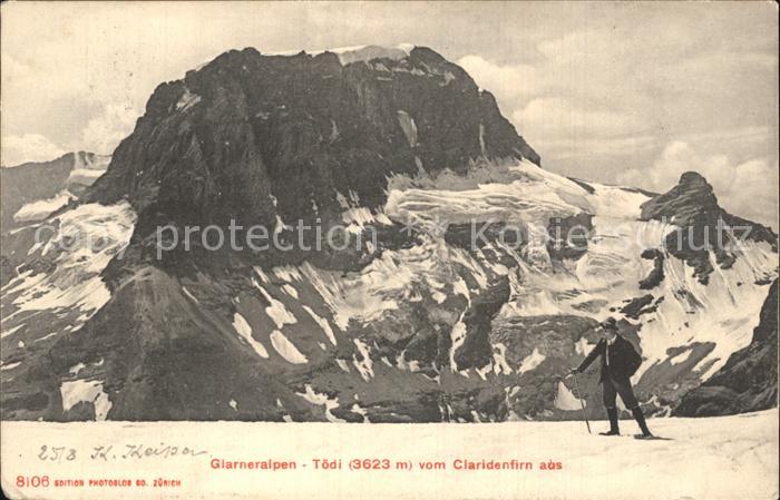 Toedi Gebirgspanorama Glarneralpen vom Clarid