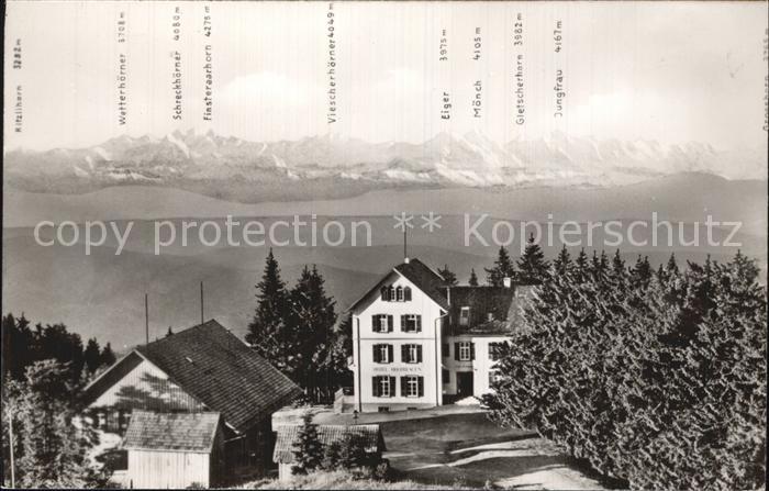 Hochblauen Berghotel Alpenkette