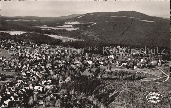 Braunlage Harz mit Wurmberg Fliegeraufnahme