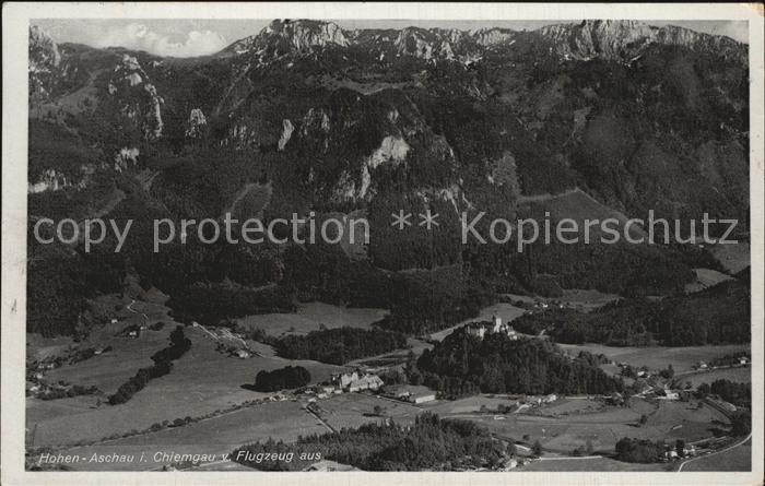 Hohenaschau Chiemgau Alpenpanorama Fliegeraufnahme