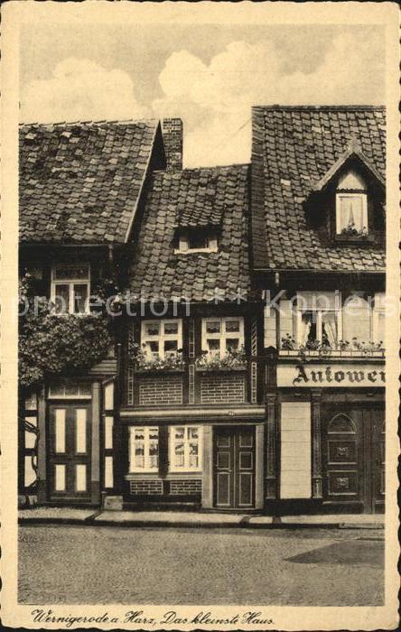 Wernigerode Harz Kleinste Haus