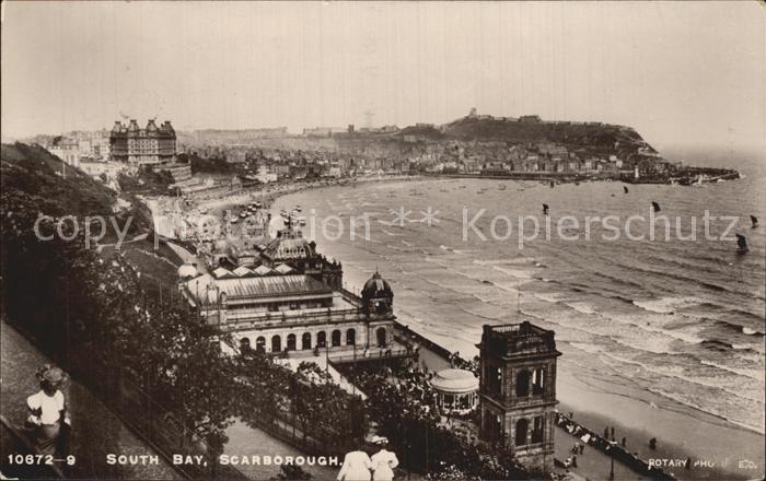 Scarborough UK Panorama South Bay