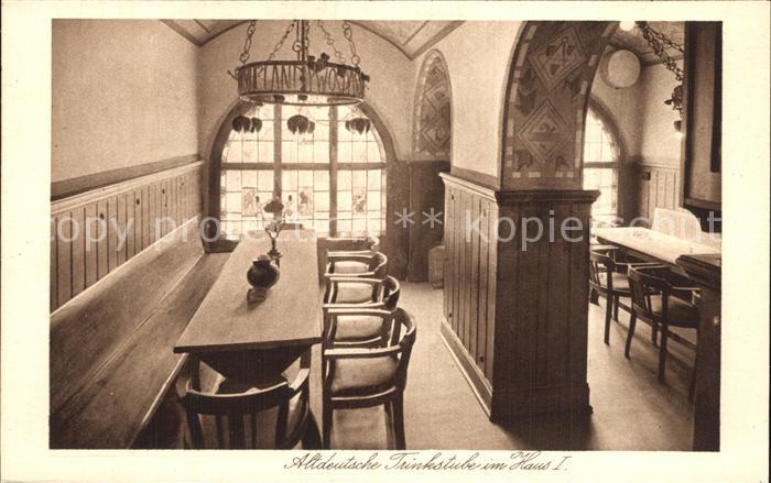 Baerenfels Erzgebirge Altdeutsche Trinkstube im Haus I Kaiserhof