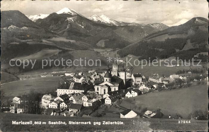 Mariazell Steiermark Panorama Blick gegen Zellerhuete Ybbstaler Alpen