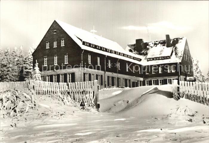Seiffen Erzgebirge Ferienheim Berghof im Winter