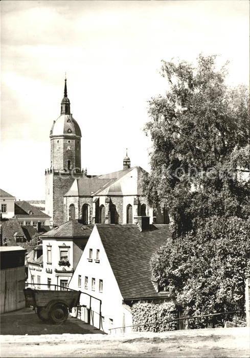 Annaberg-Buchholz Erzgebirge Blick zur St Annenkirche