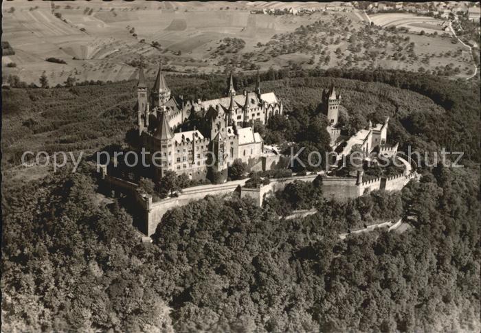 Burg Hohenzollern Fliegeraufnahme