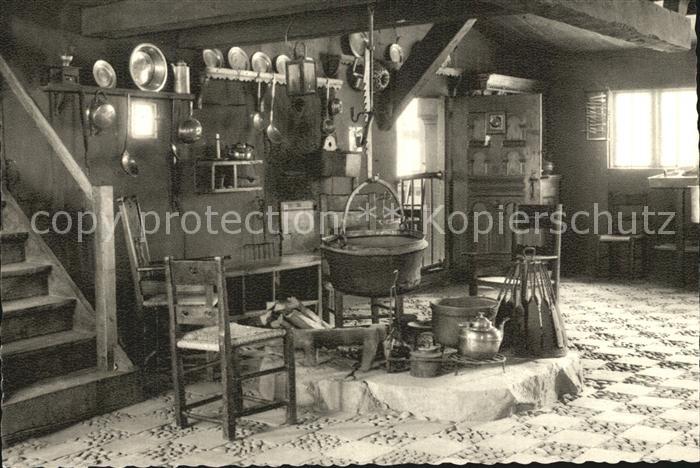 Wilsede Lueneburger Heide Flett Heidemuseum Naturschutzpark Lueneburger Heide