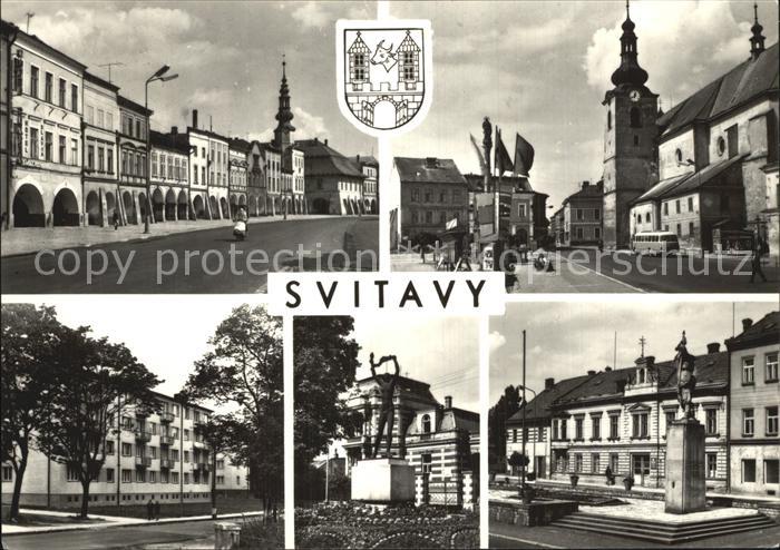 Svitavy Namesti Miru Sidliste Na starem hristi Socha svobody Pamatnik osvobozeni