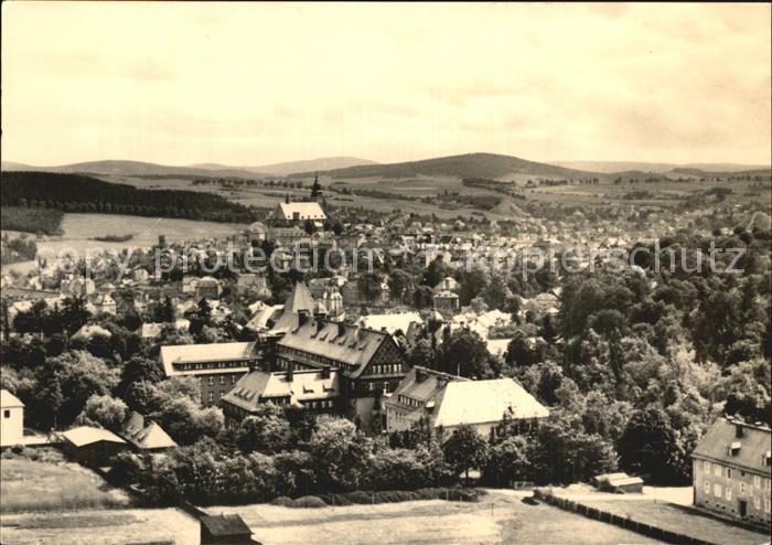 Schneeberg Erzgebirge Panorama