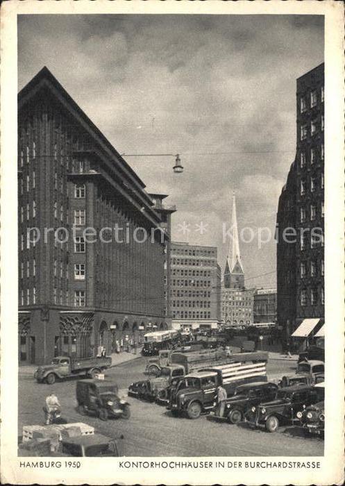 HAMBURG  CITY Kontorhochhaeuser in der Burchardstrasse
