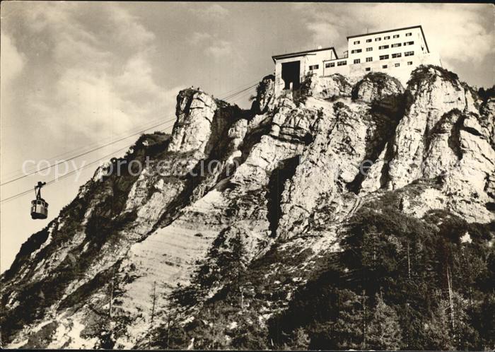 Bad Reichenhall Predigtstuhlbahn mit Berghotel