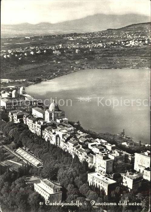 Castelgandolfo Latium Panorama dall aereo