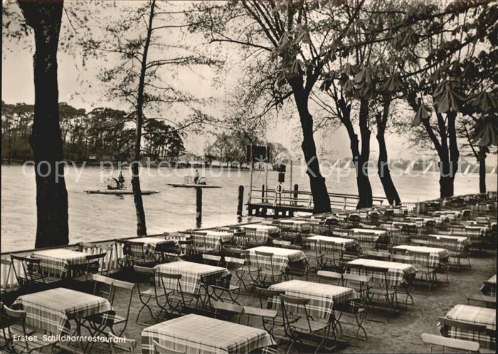 Grunewald Berlin Erstes Schildhornrestaurant Gartenterrasse