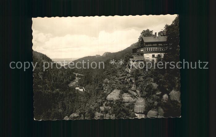 Oybin Sachsen Berg Oybin Bergrestaurant Talblick Zittaer Gebirge