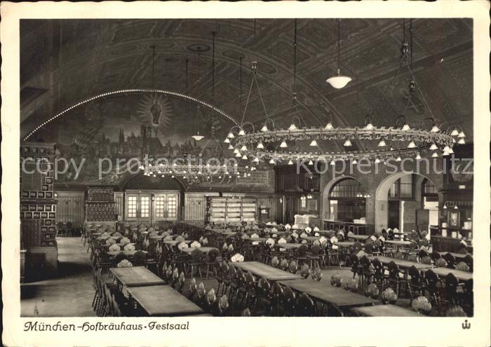 Muenchen Bayern Hofbraeuhaus Festsaal