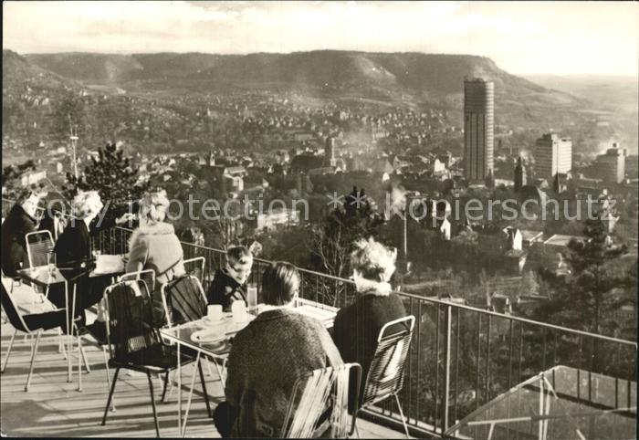 Jena Thueringen Blick von der Gaststaette Landgrafen