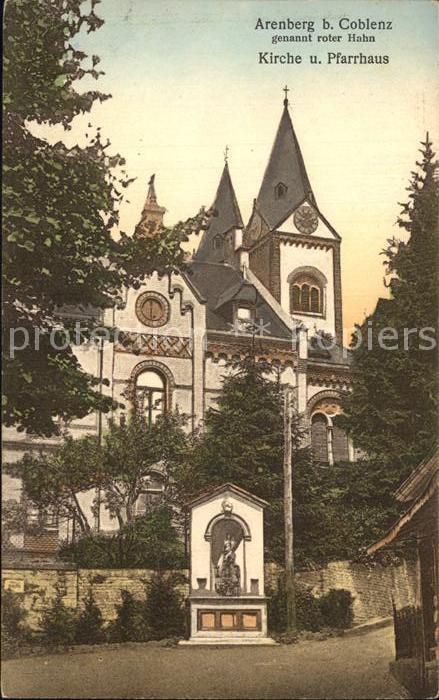 Arenberg Koblenz Kirche und Pfarrhaus