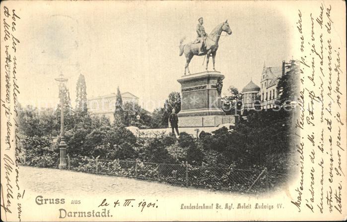 Darmstadt Landesdenkmal Ludwig IV