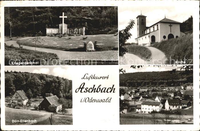 Aschbach Odenwald Gasthaus Pension Leonhard Quick Duerr-Ellenbach Kriegerdenkmal