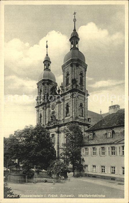 Goessweinstein Wallfahrtskirche Scheffel-Gasthof