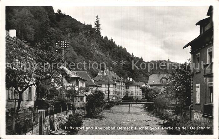 Berneck Fichtelgebirge Partie an der Oelschnitz