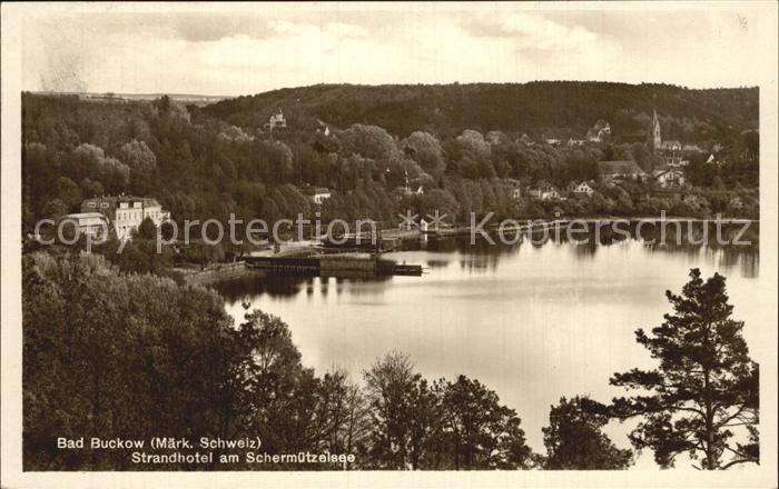 Bad Buckow Maerkische Schweiz Strandhotel am Schermuetzelsee